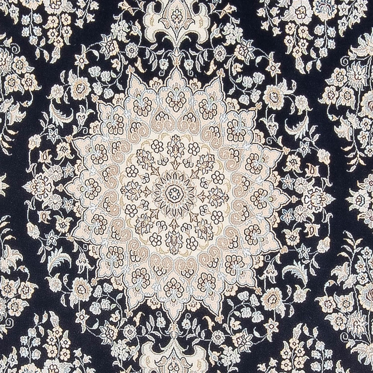 Perser Rug - Nain - Premium - 302 x 197 cm - dark blue