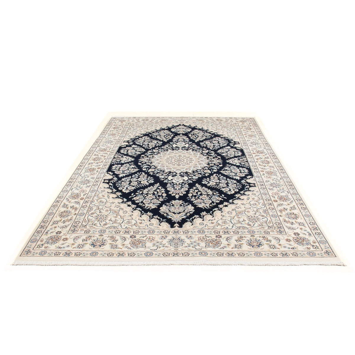 Perser Rug - Nain - Premium - 302 x 197 cm - dark blue