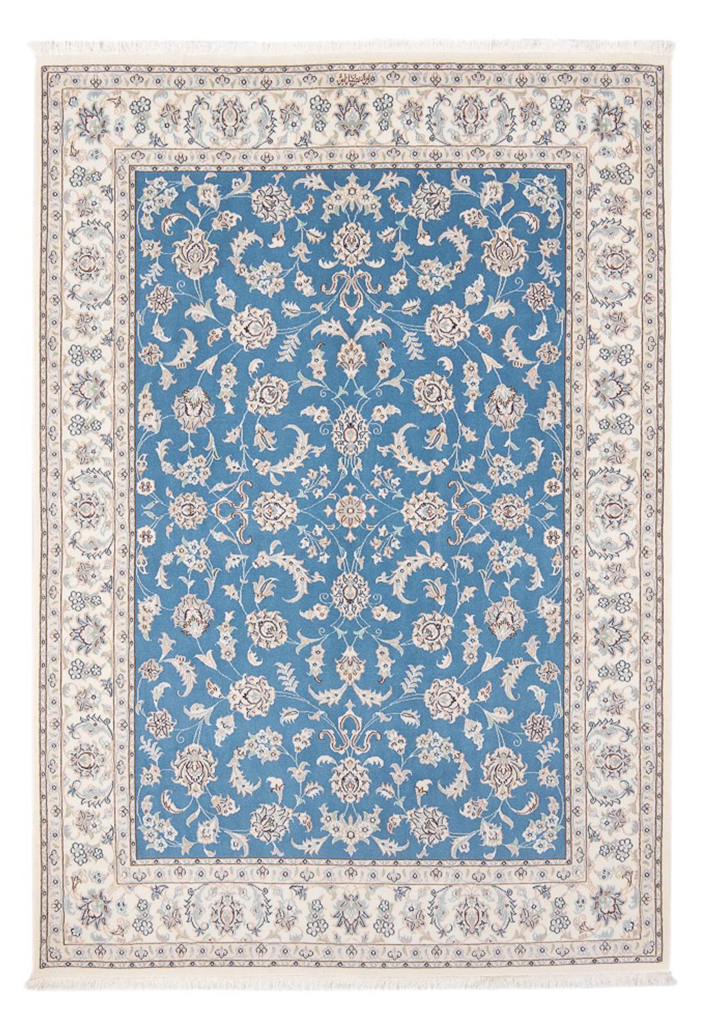 Perser Rug - Nain - Premium - 203 x 150 cm - blue