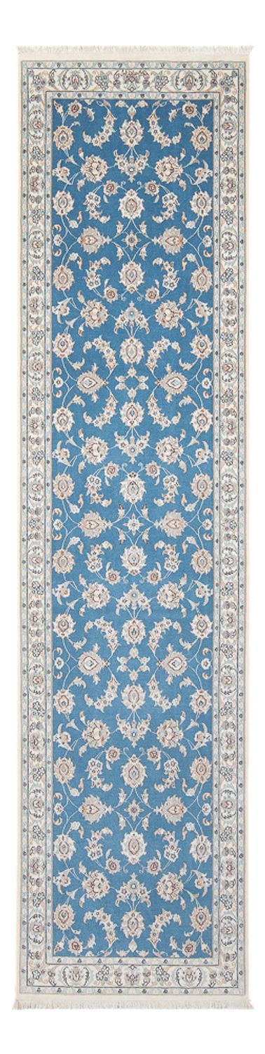 Runner Perser Rug - Nain - Premium - 300 x 84 cm - blue