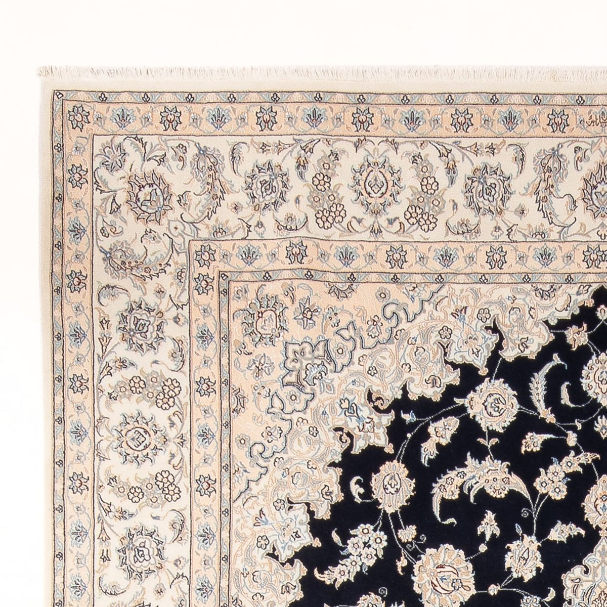 Perser Rug - Nain - Premium - 351 x 247 cm - dark blue