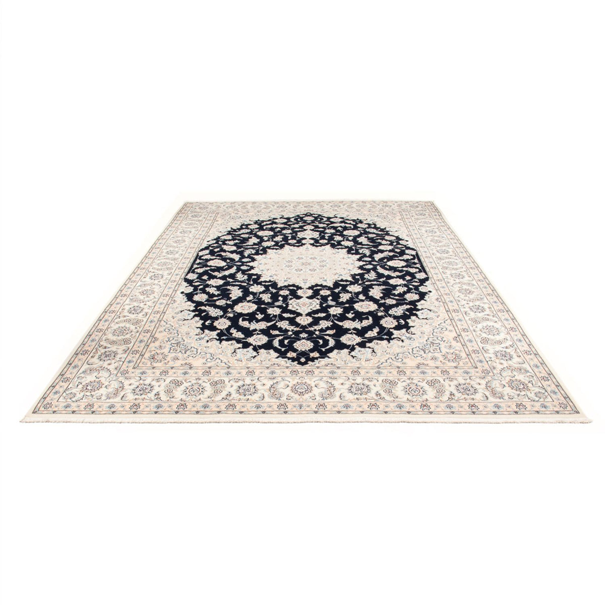 Perser Rug - Nain - Premium - 351 x 247 cm - dark blue