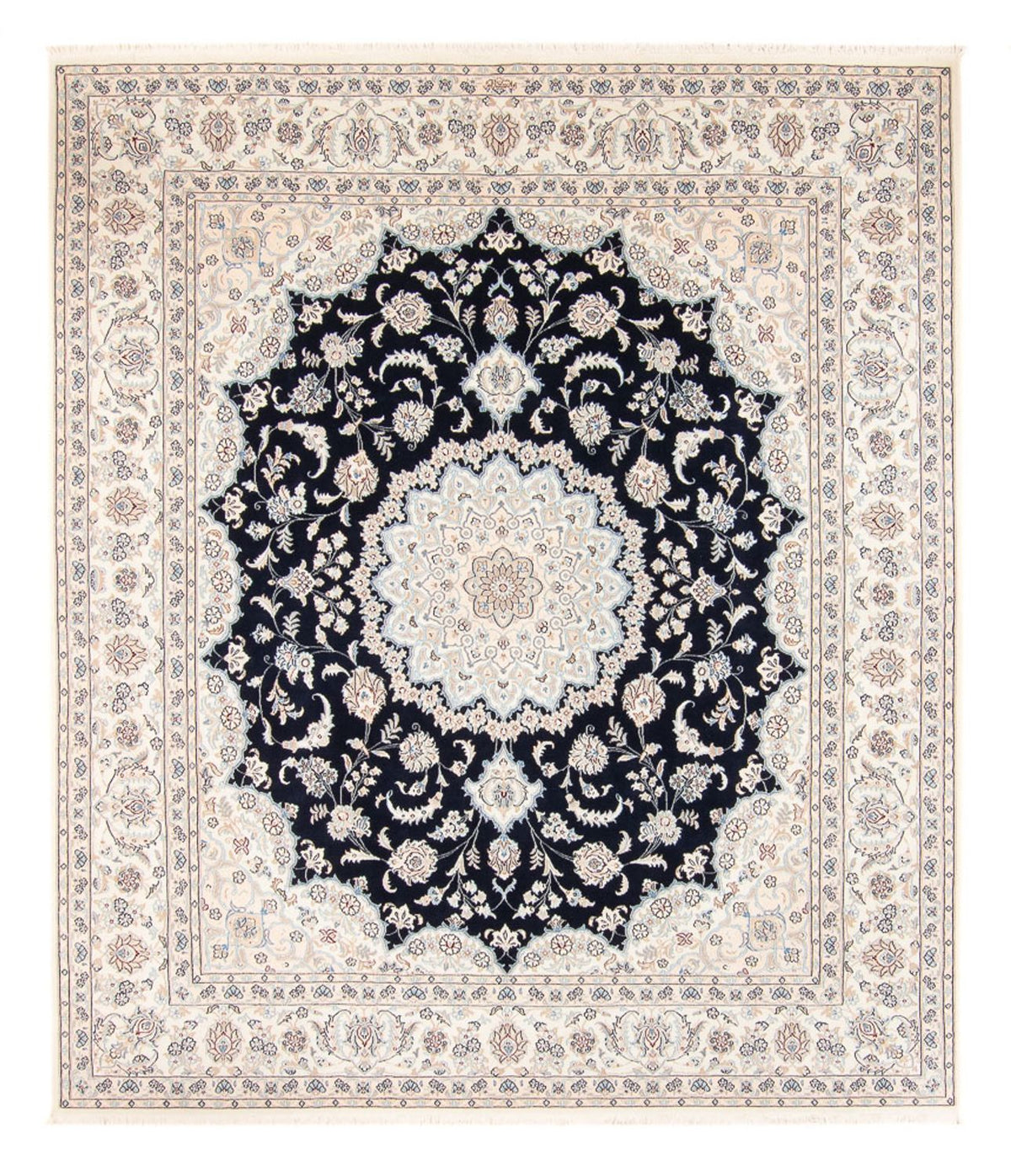 Perser Rug - Nain - 266 x 223 cm - dark blue