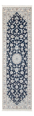 Runner Perser Rug - Nain - Premium - 246 x 80 cm - dark blue