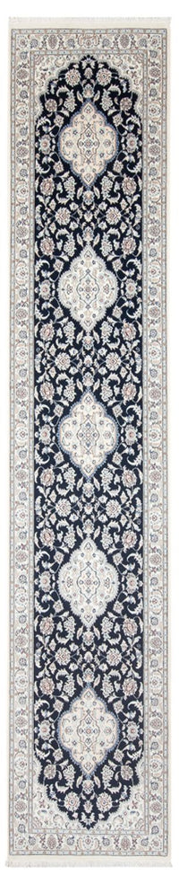 Runner Perser Rug - Nain - Premium - 392 x 87 cm - dark blue