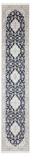 Runner Perser Rug - Nain - Premium - 392 x 87 cm - dark blue