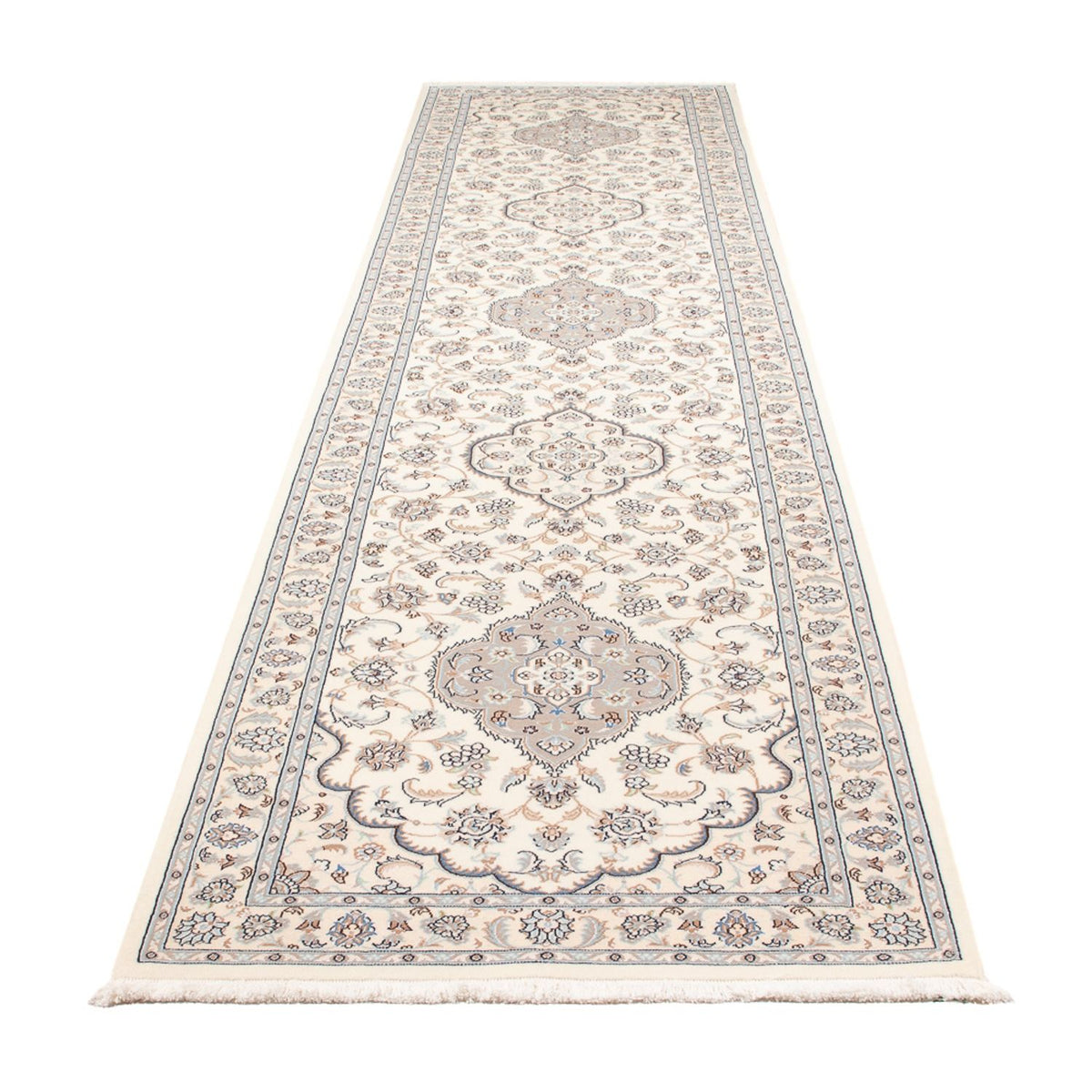 Runner Perser Rug - Nain - Premium - 398 x 88 cm - cream