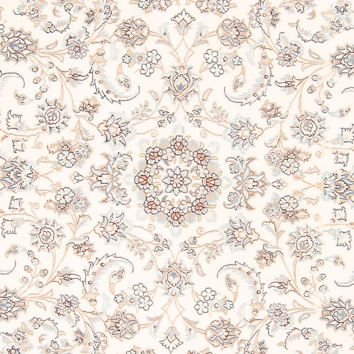 Perser Rug - Nain round  - 203 x 200 cm - cream