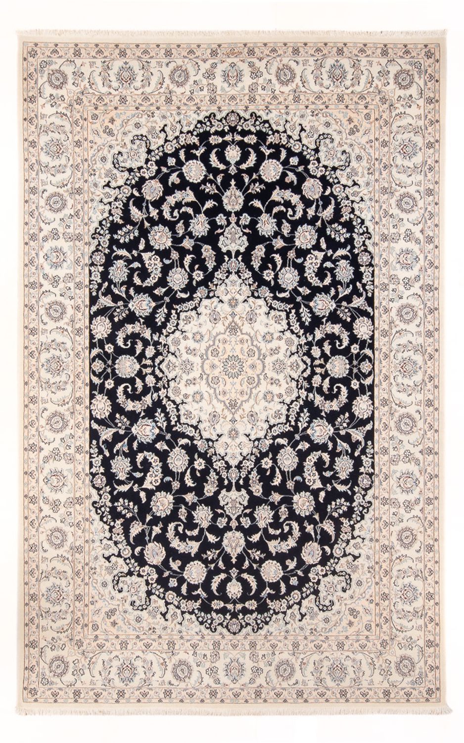 Perser Rug - Nain - Premium - 300 x 200 cm - dark blue