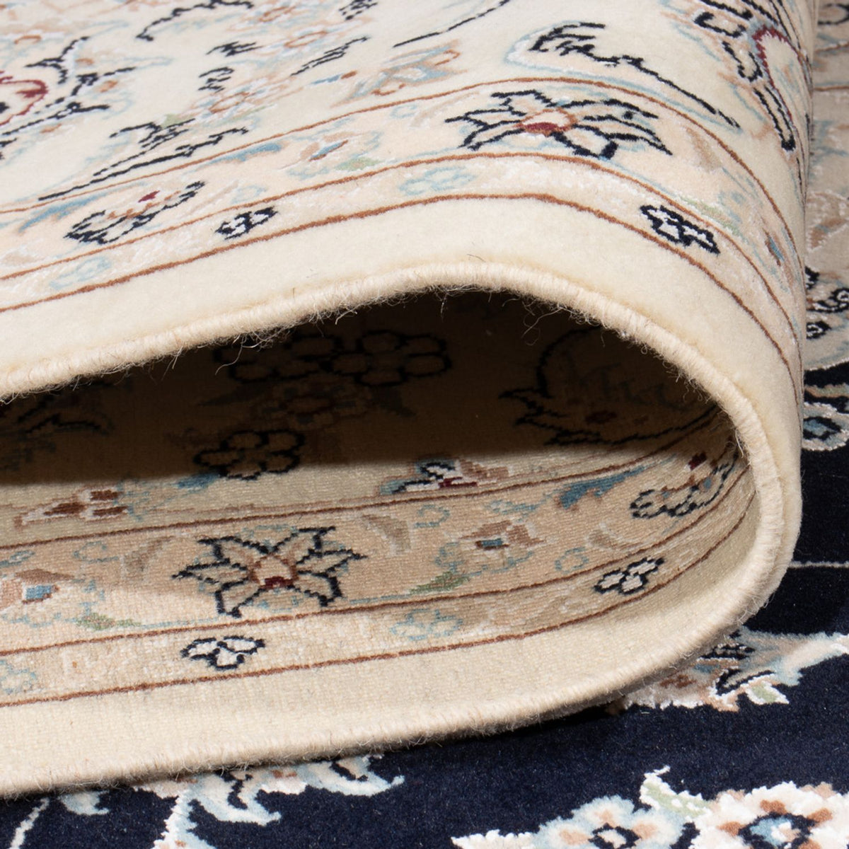 Perser Rug - Nain - Premium - 300 x 200 cm - dark blue