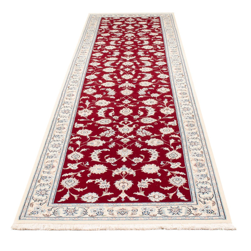 Runner Perser Rug - Nain - Premium - 346 x 86 cm - red