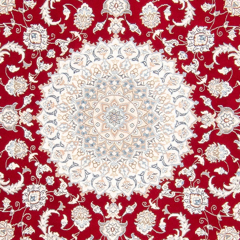 Perser Rug - Nain round  - 200 x 200 cm - red
