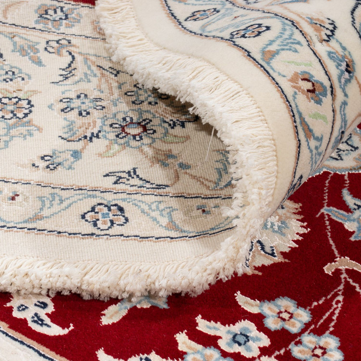 Perser Rug - Nain round  - 200 x 200 cm - red