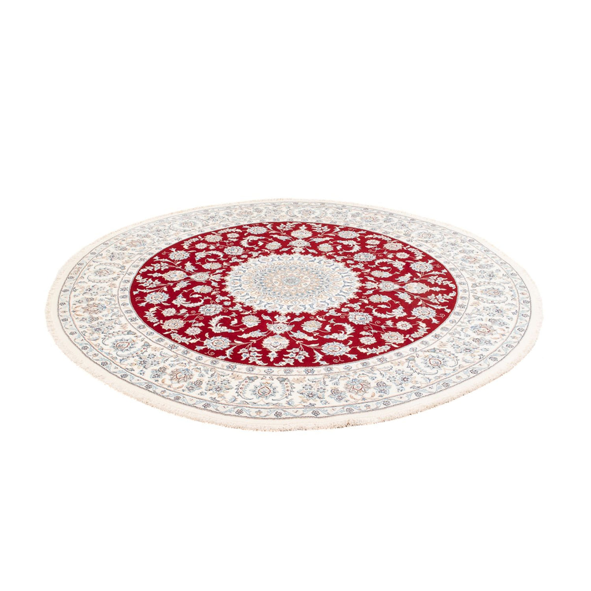 Perser Rug - Nain round  - 200 x 200 cm - red