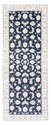 Runner Perser Rug - Nain - Royal - 203 x 80 cm - dark blue