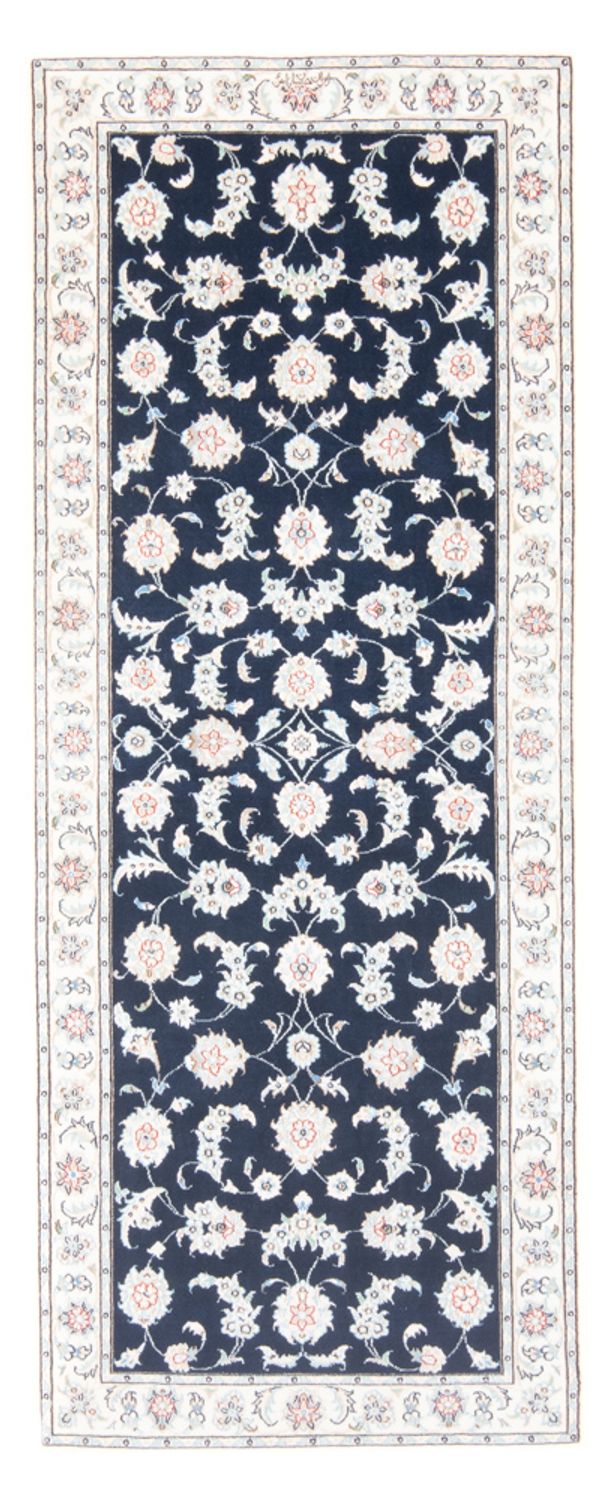 Runner Perser Rug - Nain - Royal - 203 x 80 cm - dark blue