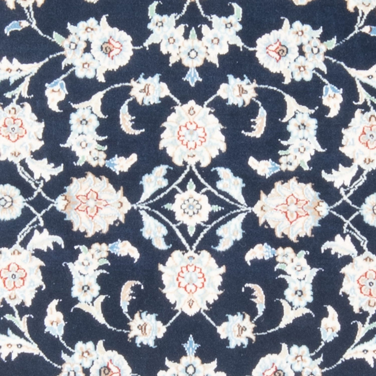 Runner Perser Rug - Nain - Royal - 203 x 80 cm - dark blue