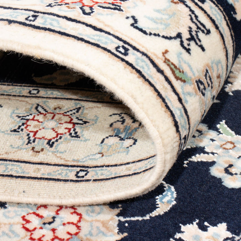 Runner Perser Rug - Nain - Royal - 203 x 80 cm - dark blue