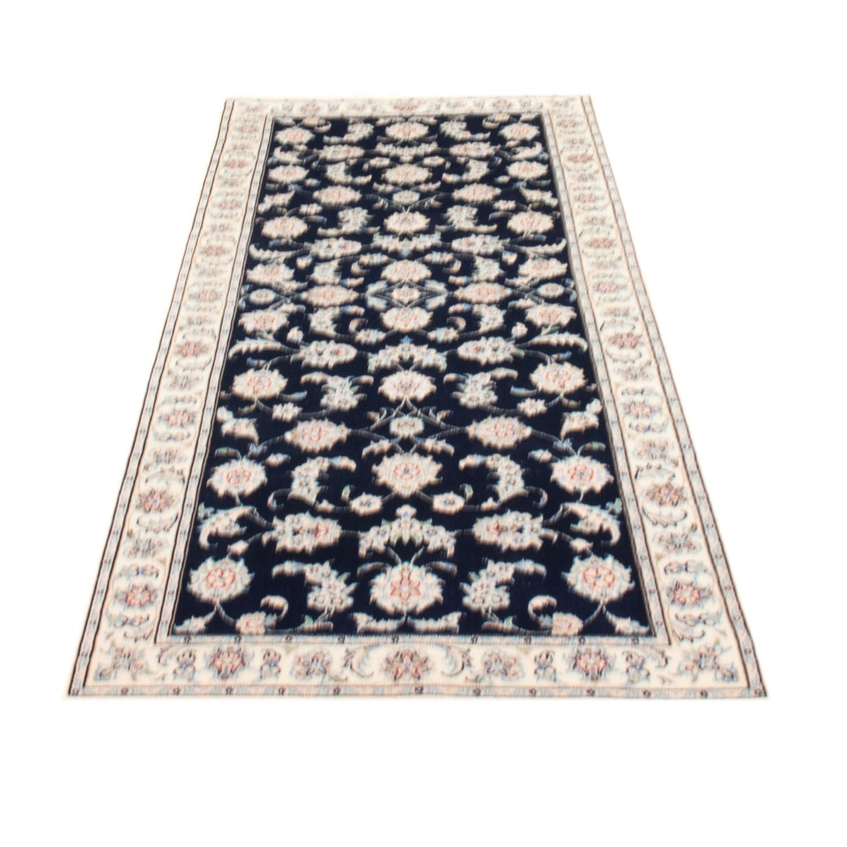 Runner Perser Rug - Nain - Royal - 203 x 80 cm - dark blue