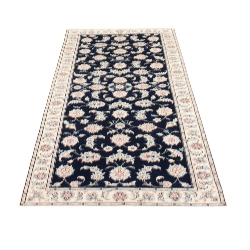 Runner Perser Rug - Nain - Royal - 203 x 80 cm - dark blue