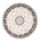 Perser Rug - Nain round  - 200 x 200 cm - cream