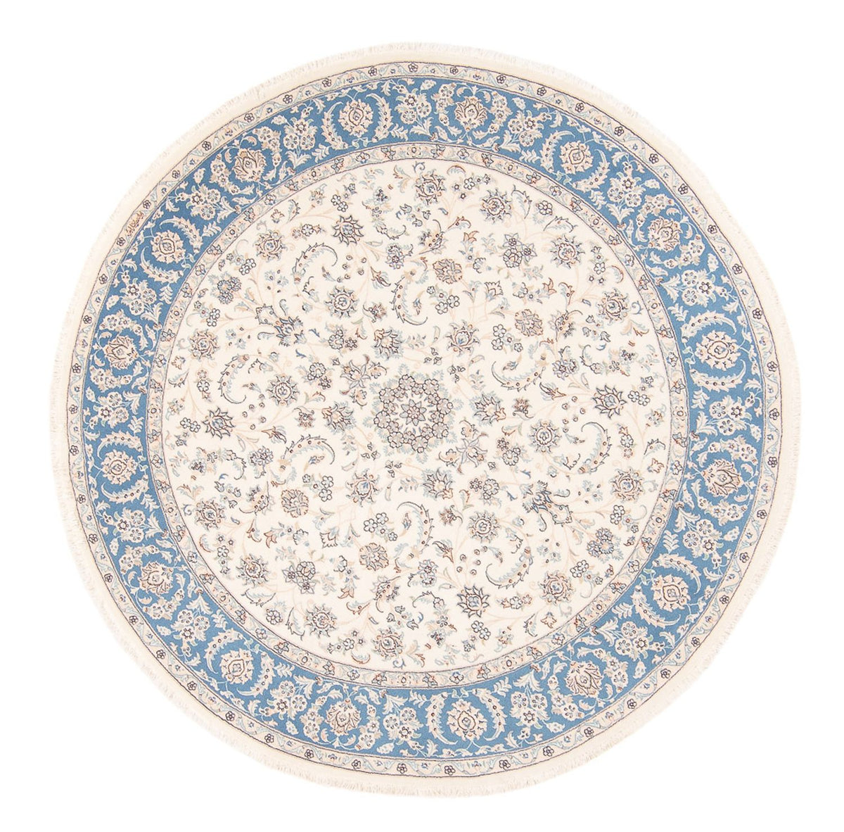 Perser Rug - Nain round  - 200 x 200 cm - cream