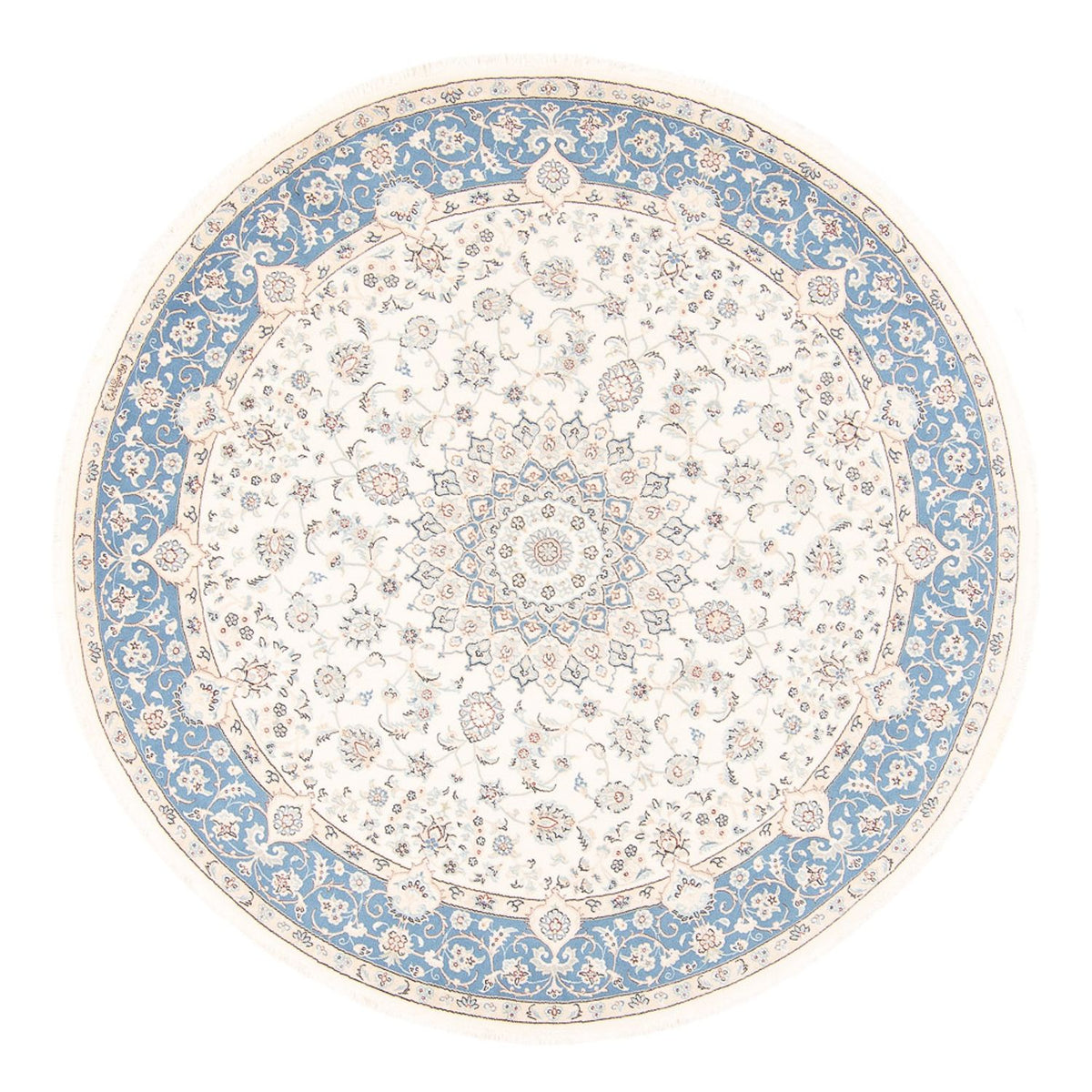 Perser Rug - Nain round  - 200 x 200 cm - cream