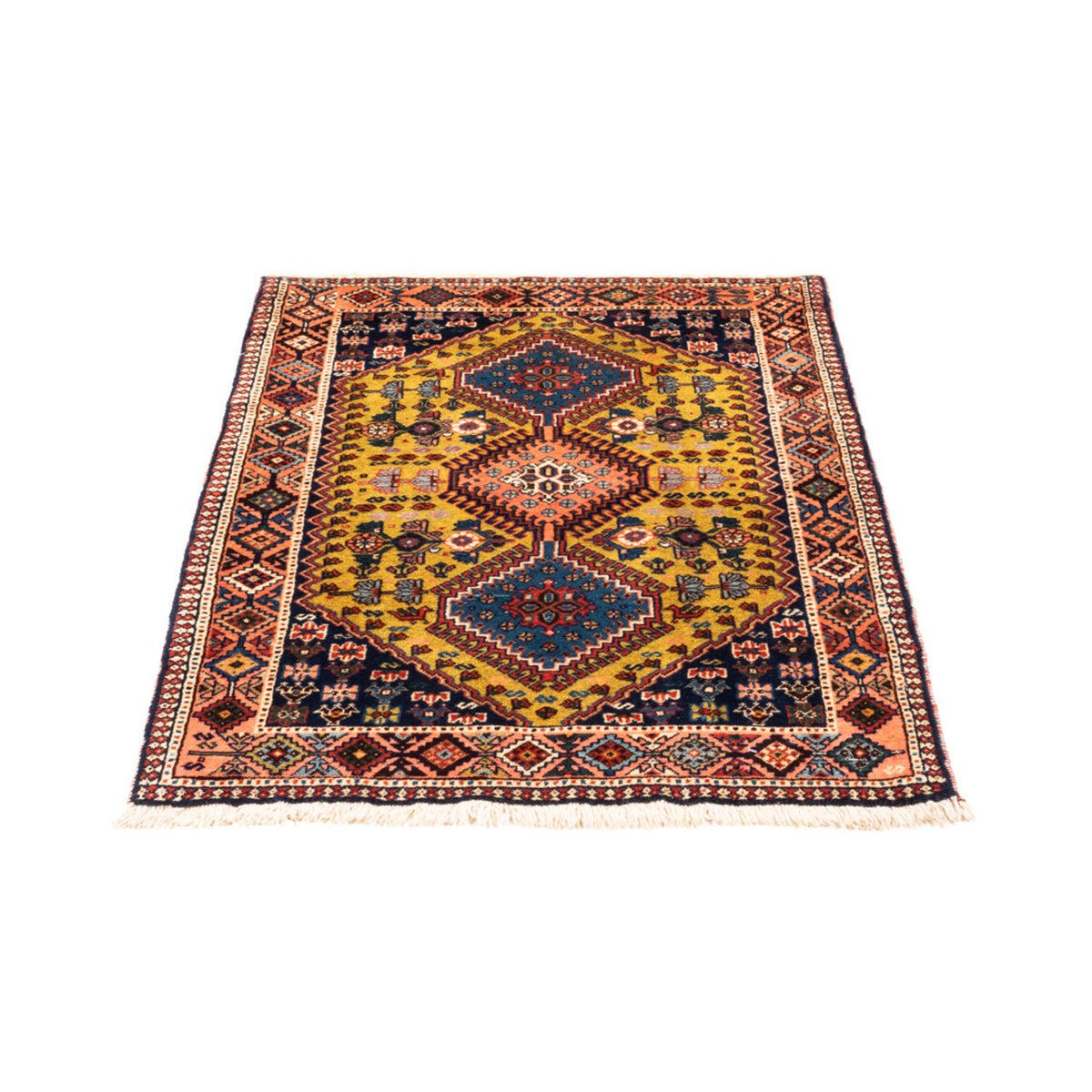Perser Rug - Nomadic - 120 x 80 cm - yellow