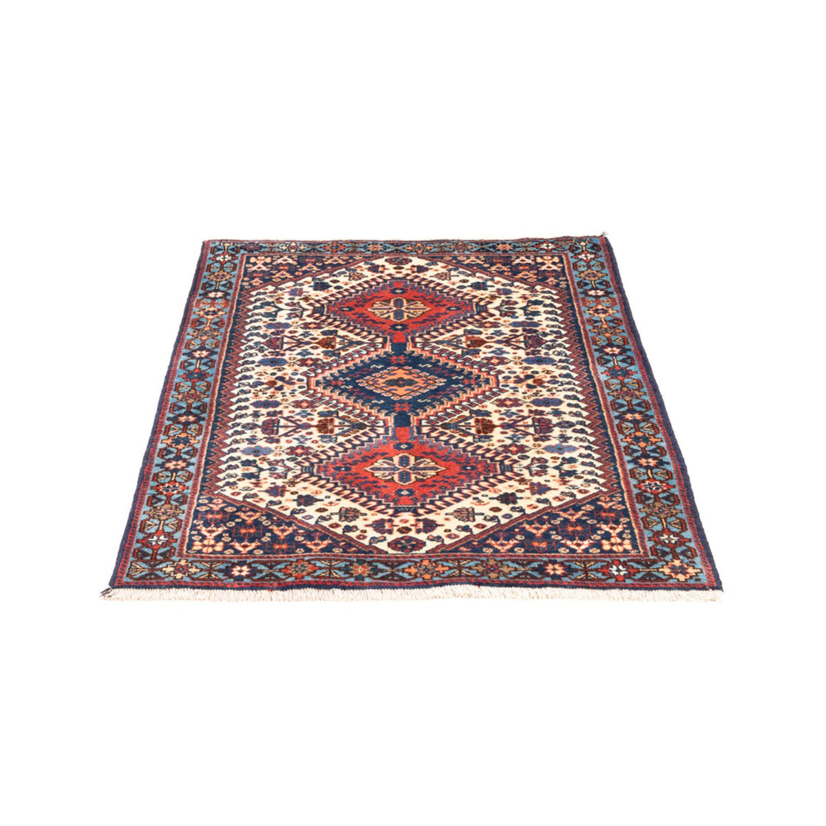 Perser Rug - Nomadic - 116 x 74 cm - cream