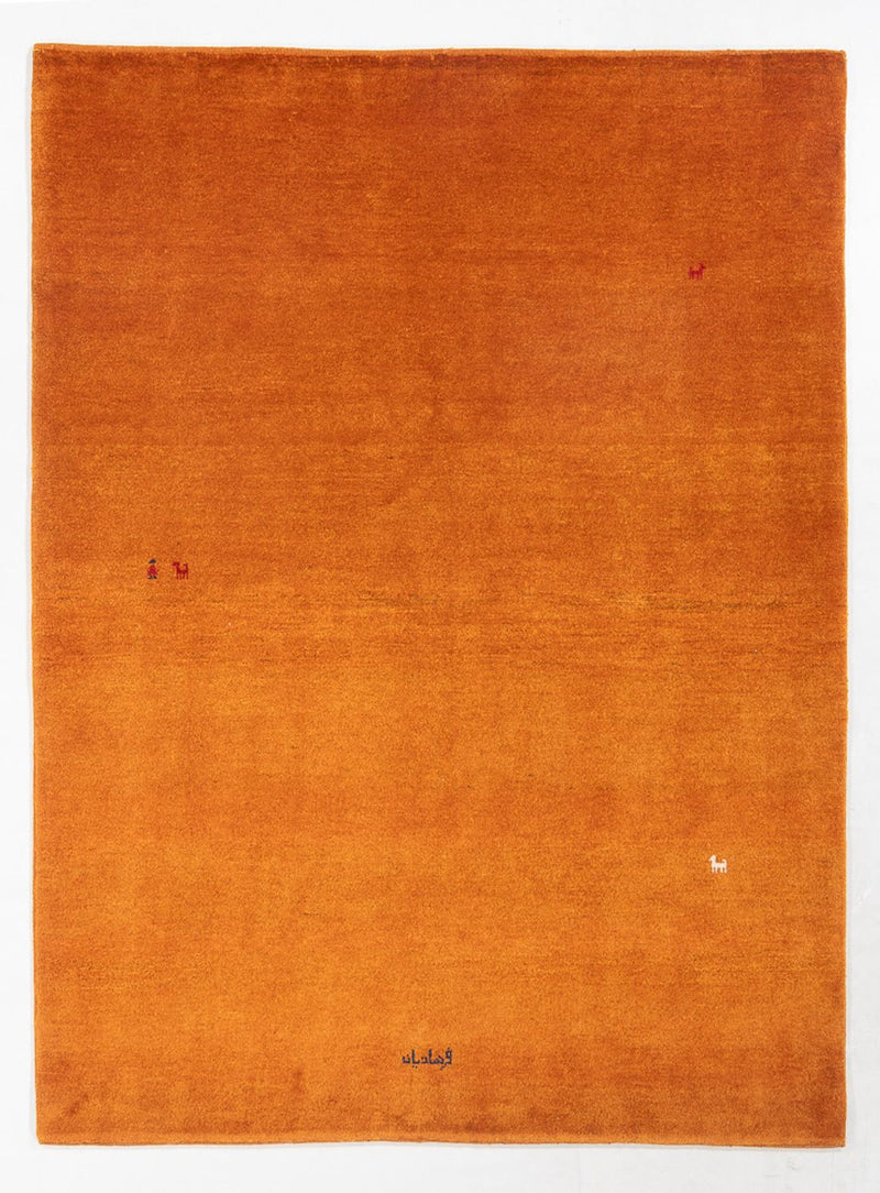 Gabbeh Rug - Perser - 193 x 153 cm - orange