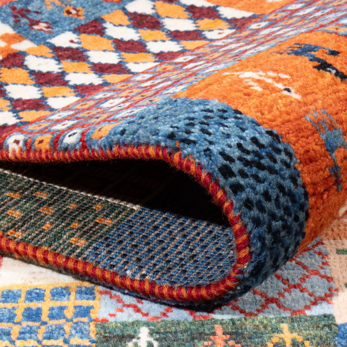 Gabbeh Rug - Perser - 198 x 148 cm - multicolored