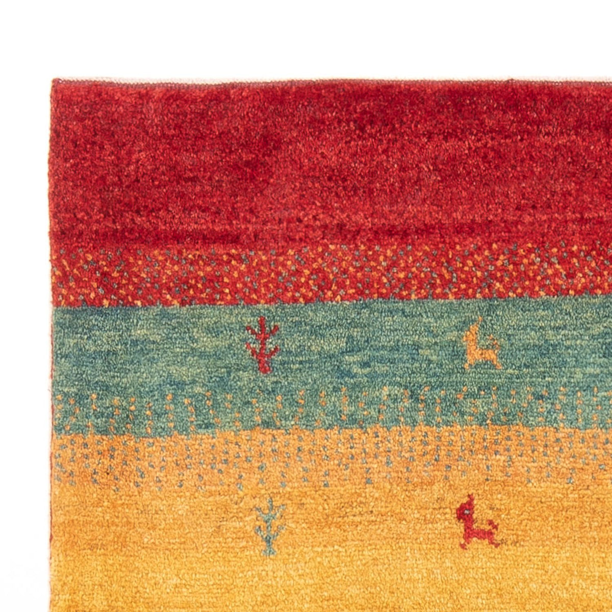 Persian Gabbeh Rug 104x151cm - Perserteppich Wollteppich