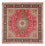 Perser Rug - Tabriz - Royal square  - 252 x 252 cm - red