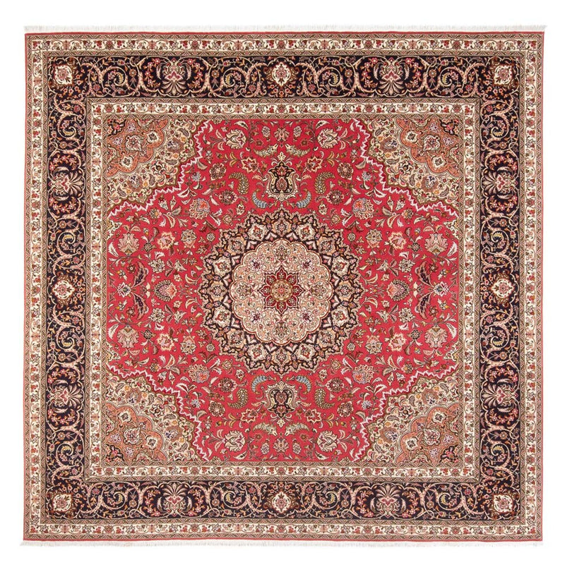 Perser Rug - Tabriz - Royal square  - 252 x 252 cm - red