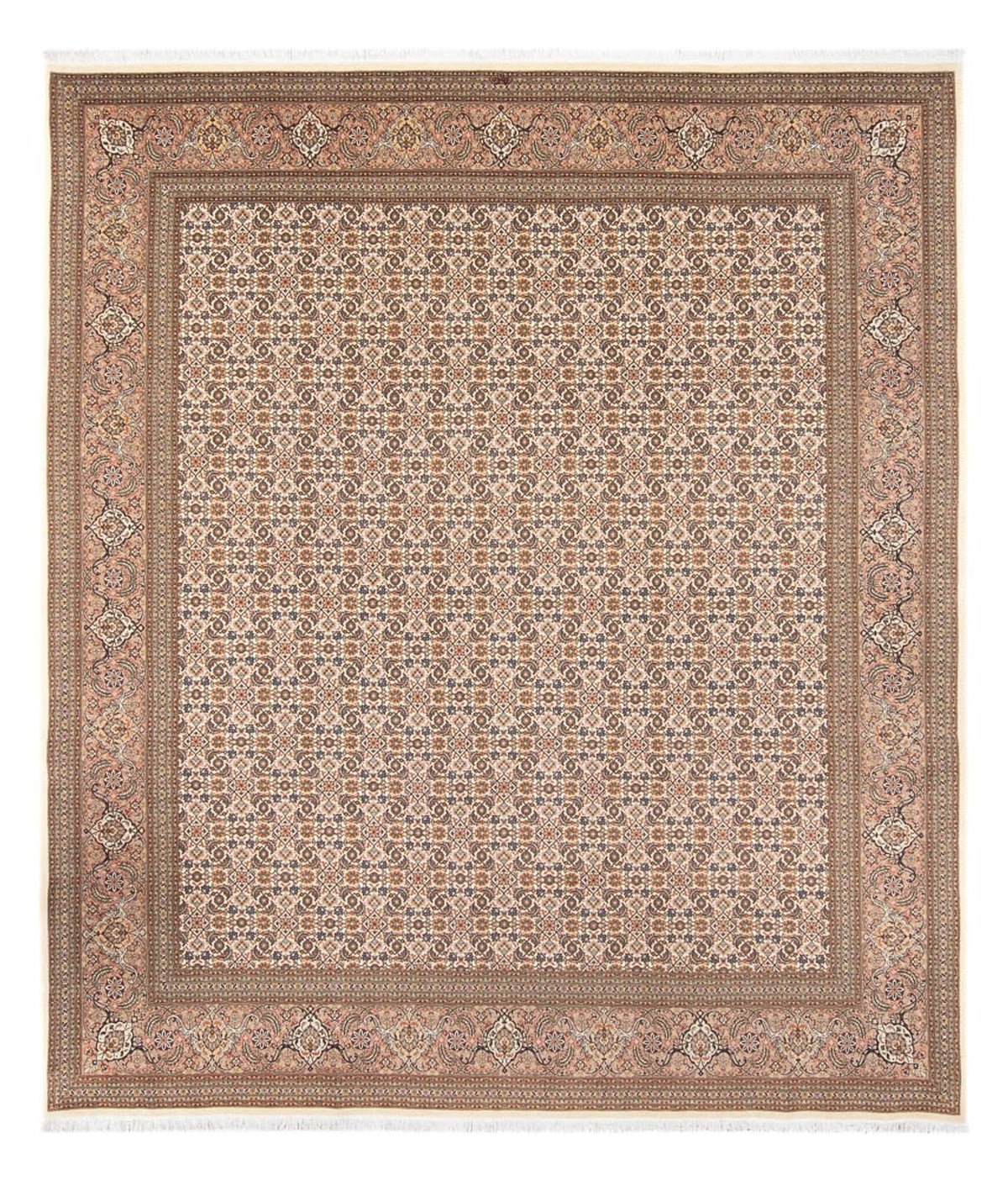 Perser Rug - Tabriz - Royal - 290 x 253 cm - dark beige