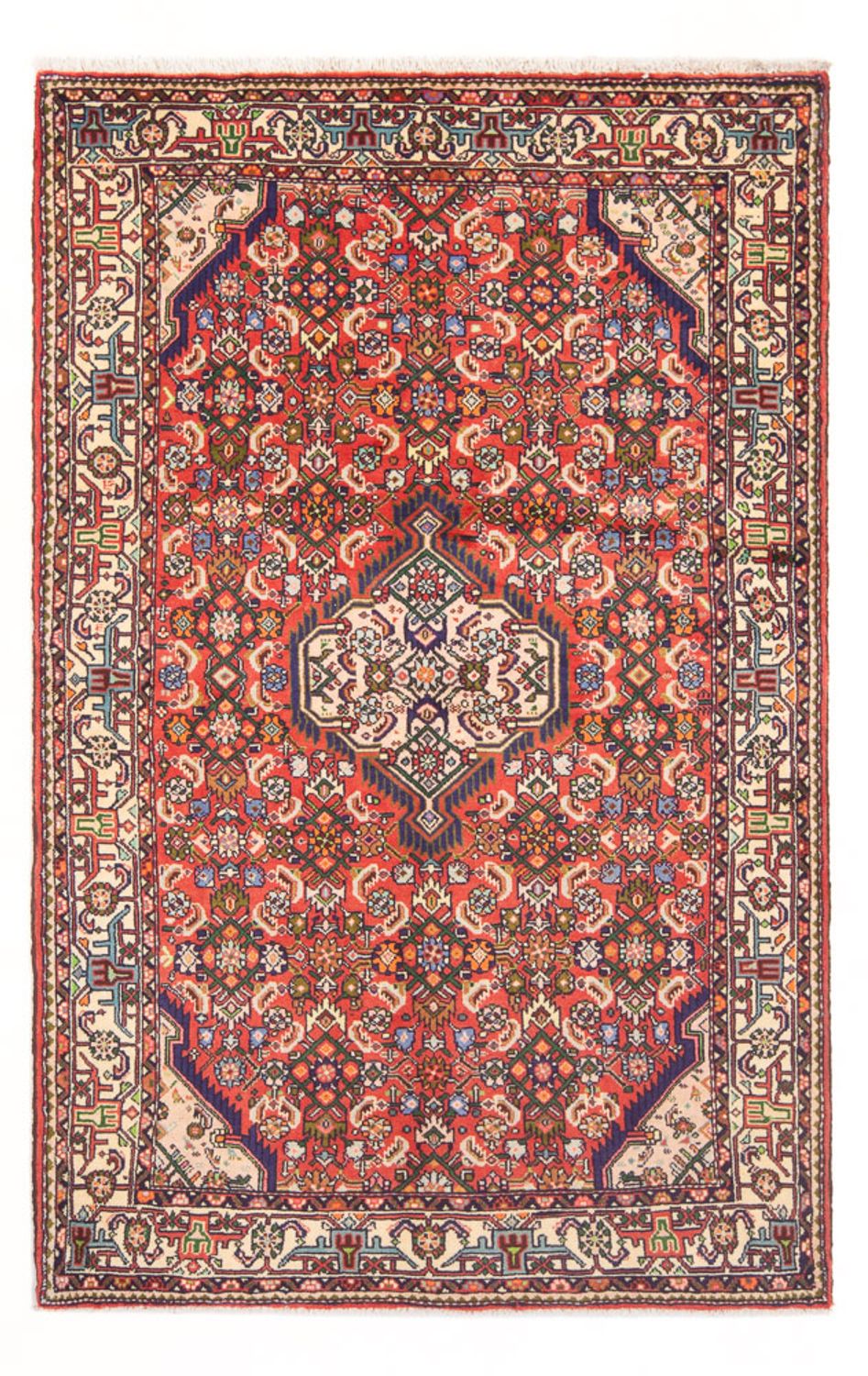 Perser Rug - Nomadic - 194 x 147 cm - red