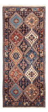 Yalameh Rug 80x185cm - Persian Rugs - Runner / Dark Blue / 80 x 185 cm Runner