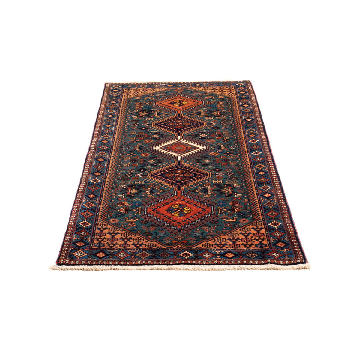 Runner Perser Rug - Nomadic - 196 x 80 cm - blue