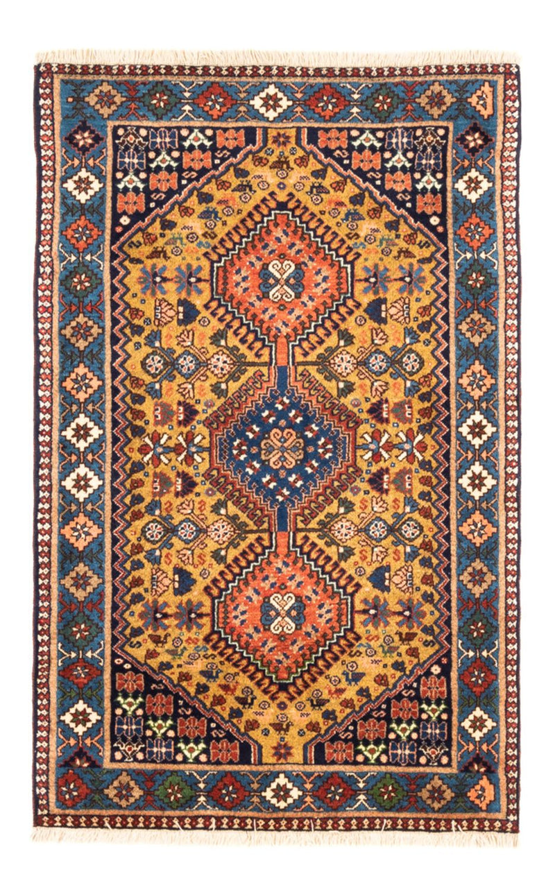 Perser Rug - Nomadic - 130 x 80 cm - yellow