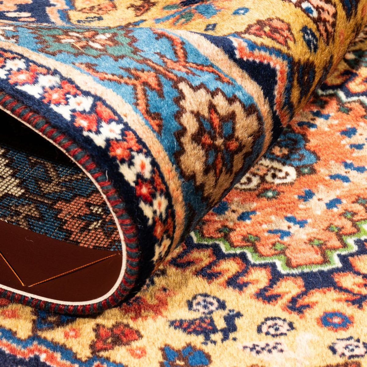 Perser Rug - Nomadic - 130 x 80 cm - yellow