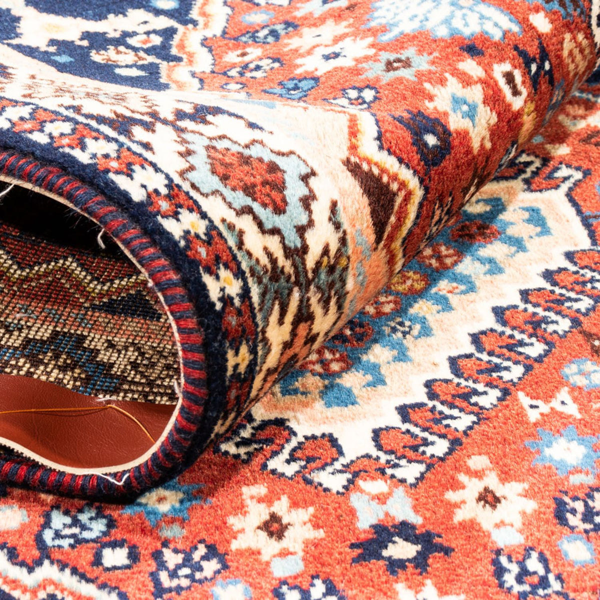 Perser Rug - Nomadic - 131 x 86 cm - red