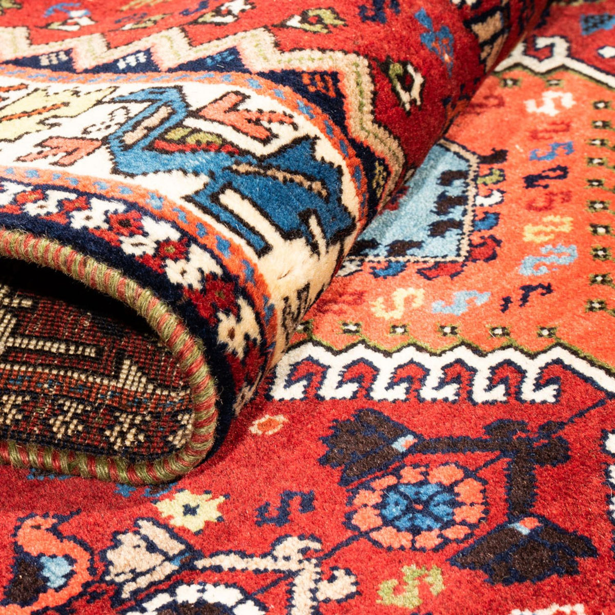 Runner Perser Rug - Nomadic - 196 x 80 cm - red