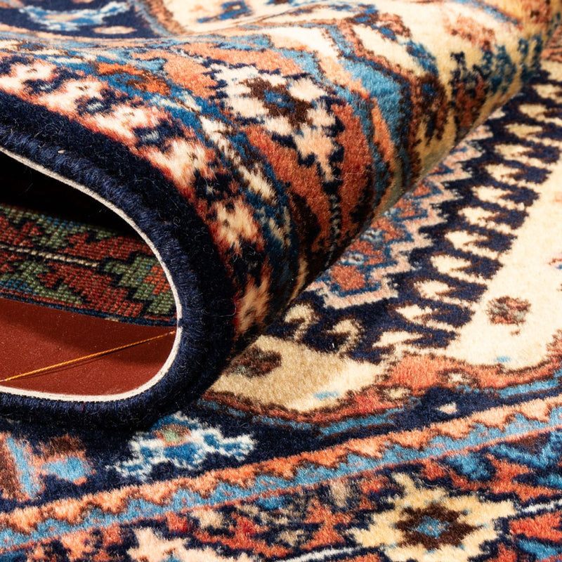 Perser Rug - Nomadic - 132 x 87 cm - yellow