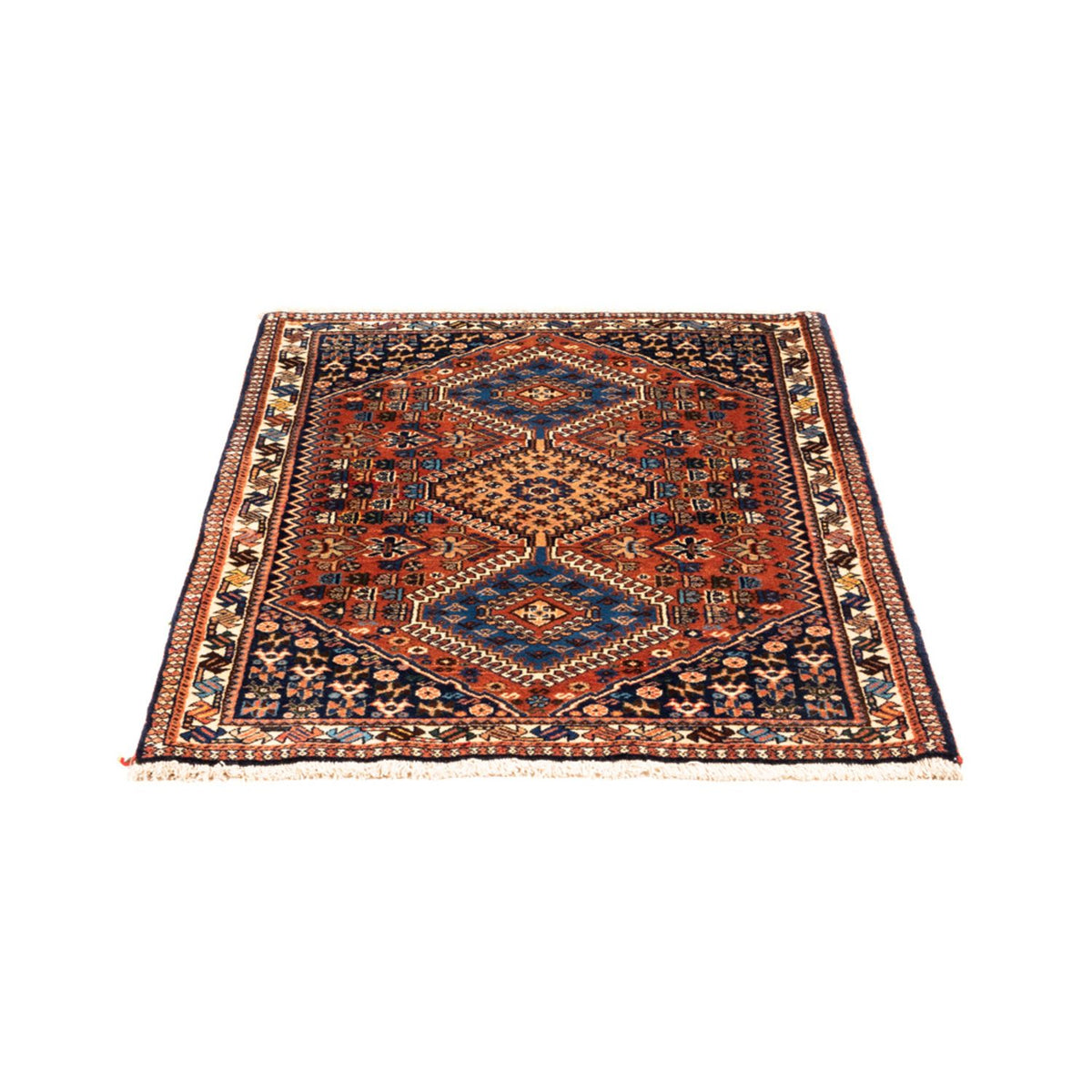 Perser Rug - Nomadic - 125 x 84 cm - red