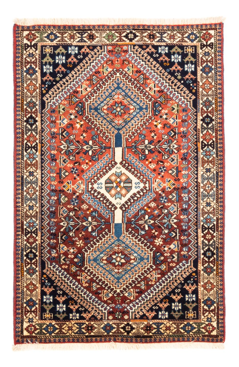 Perser Rug - Nomadic - 130 x 85 cm - red