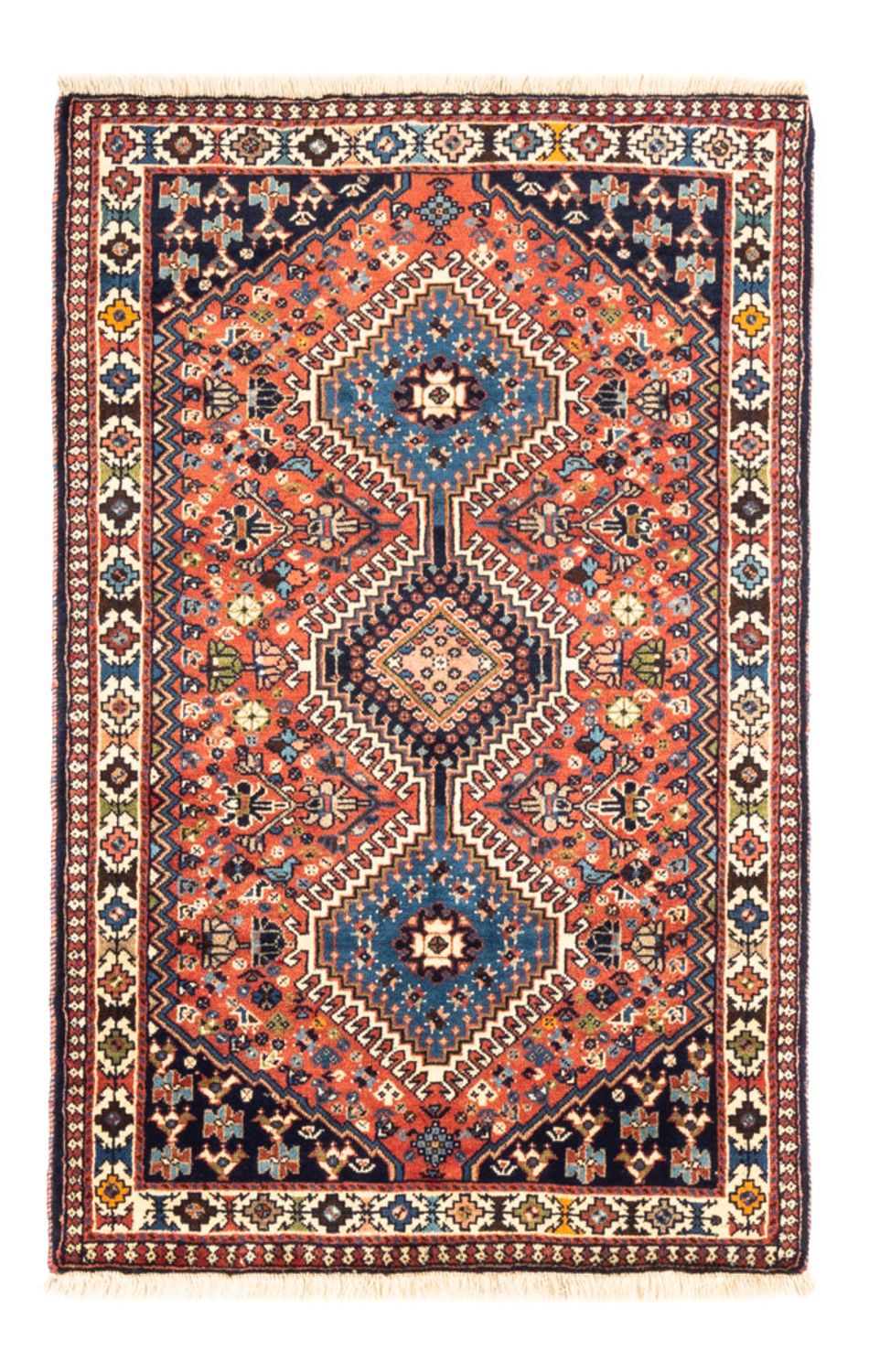 Perser Rug - Nomadic - 123 x 80 cm - red
