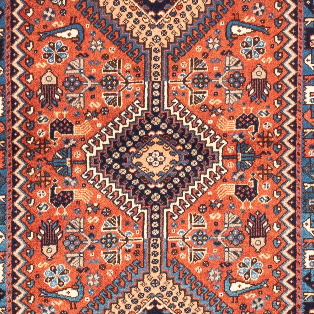 Runner Perser Rug - Nomadic - 208 x 80 cm - red