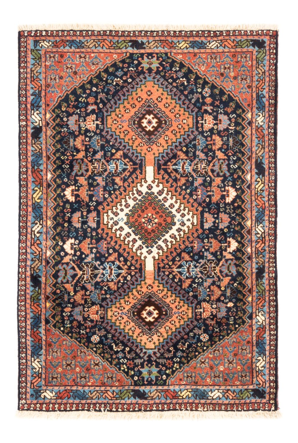 Perser Rug - Nomadic - 120 x 81 cm - dark blue