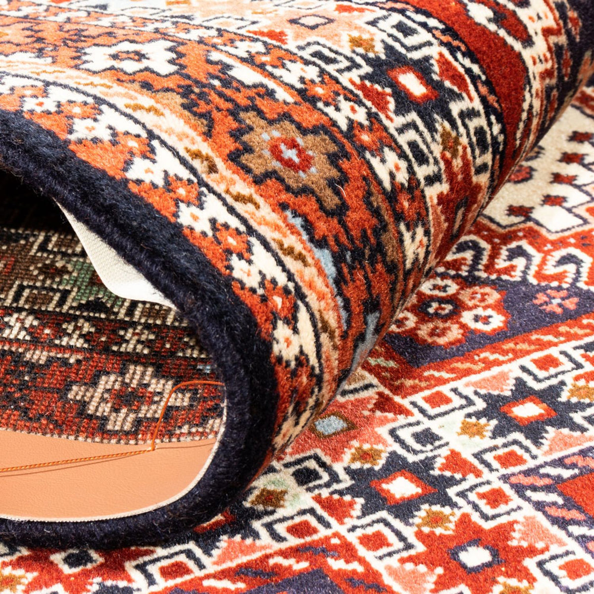 Runner Perser Rug - Nomadic - 209 x 80 cm - red