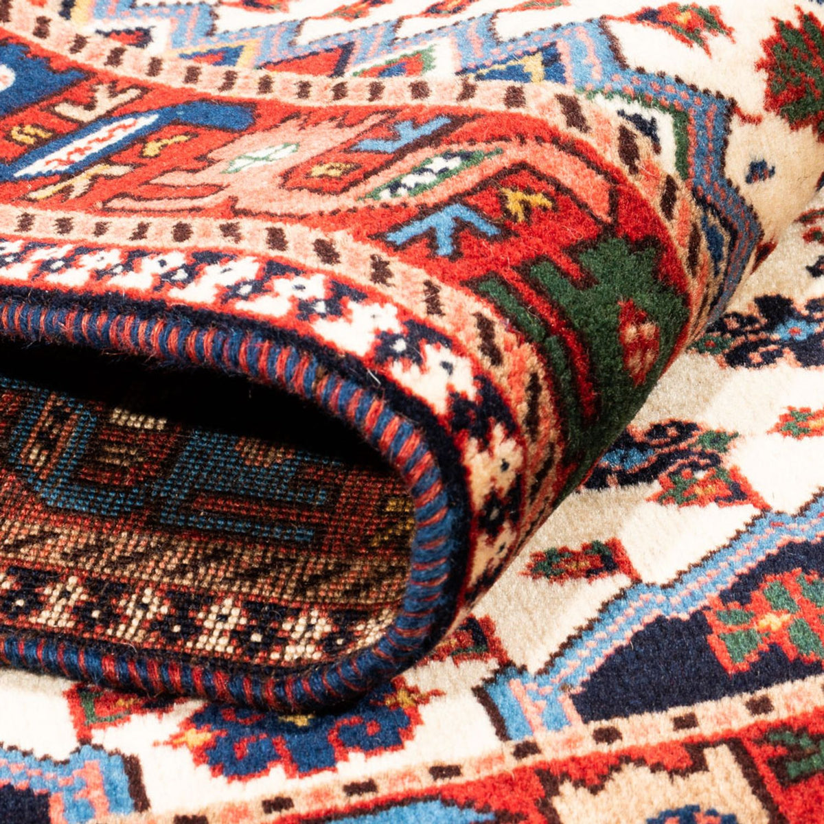 Perser Rug - Nomadic - 135 x 80 cm - cream